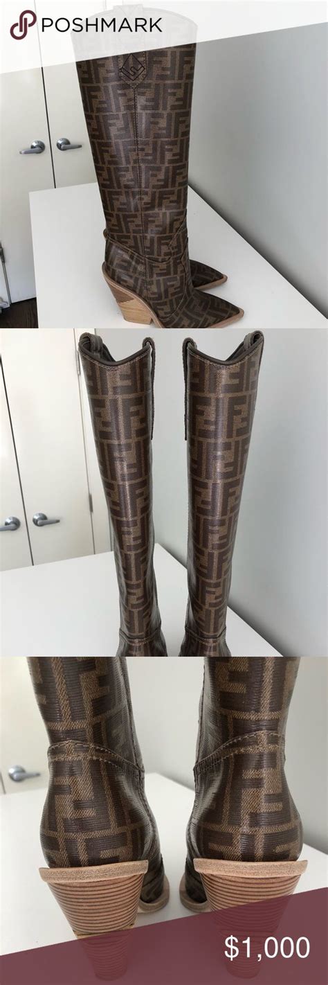 fendi army boots|fendi cowboy boots.